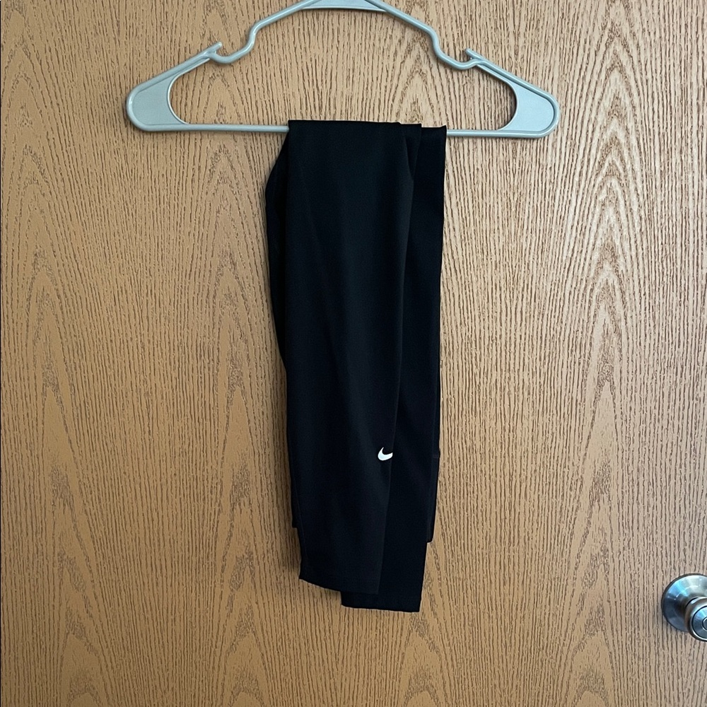 Nike Black Leggings with White Logo